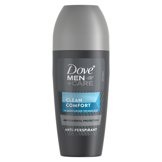 DOVE DEOD ROLL ON - MEN - CLEAN COMFORT 50ML (SKU #60565)