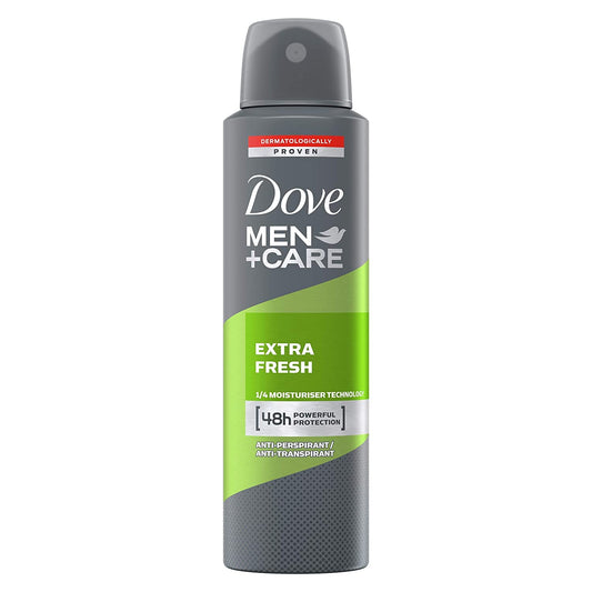 DOVE MEN DEOD.SPRAY- EXTRA +FRESH 150ML (SKU #15622)