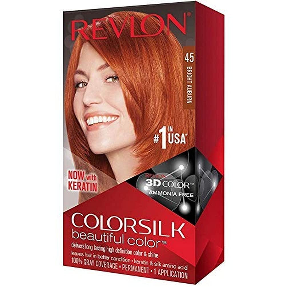 REVLON HAIR COLOR -#45 BRIGHT AUBURN (SKU #13983)