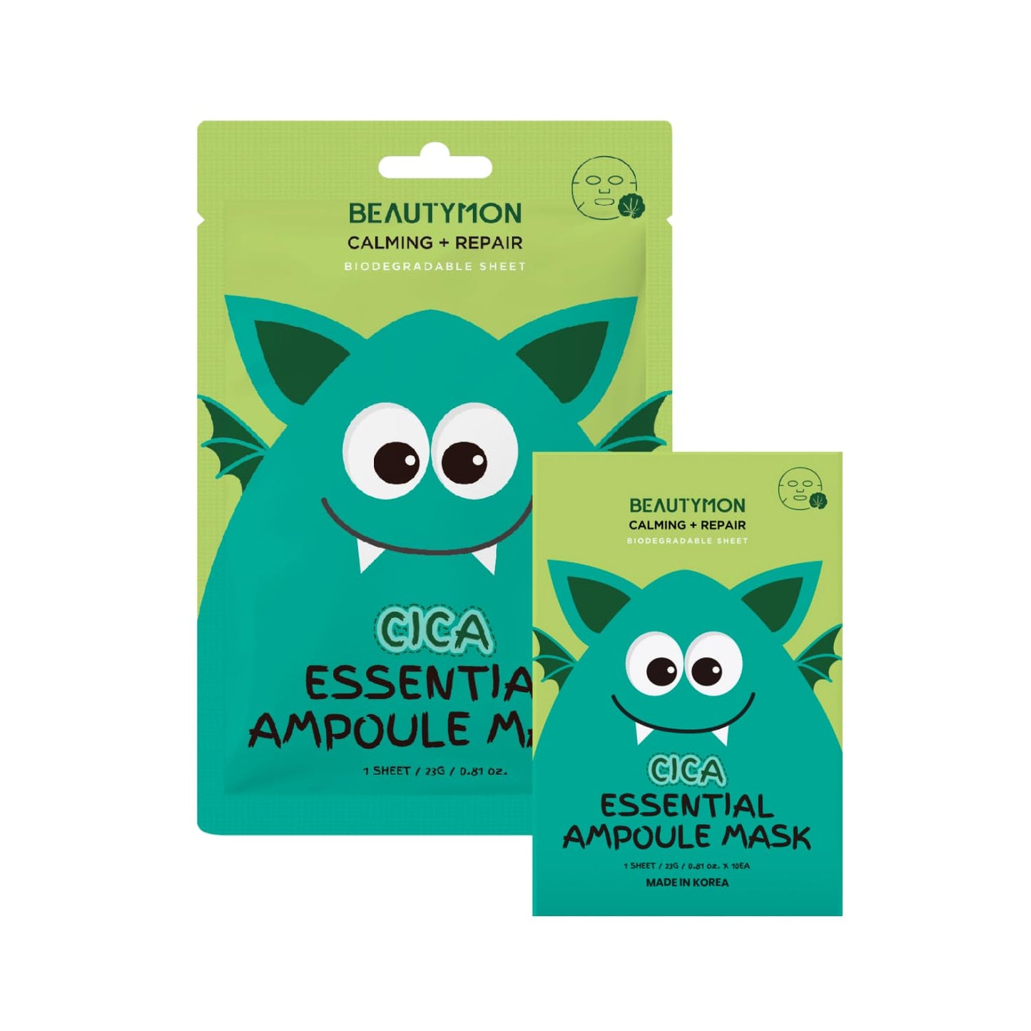 BEAUTYMON AMPOULE MASK - CICA 10CT (SKU #60549)