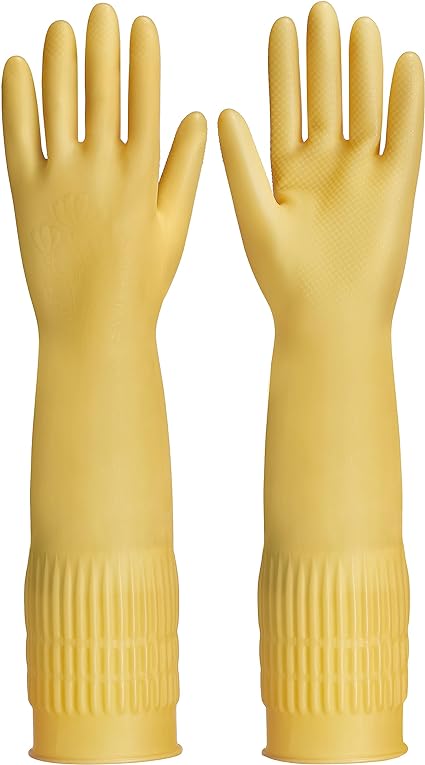 HOUSEHOLD LATEX GLOVES LARGE (SKU #70245)