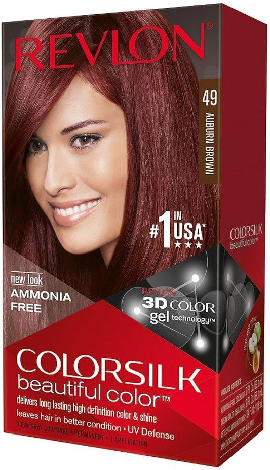 REVLON HAIR COLOR #49 AUBURN BROWN (SKU #80096)