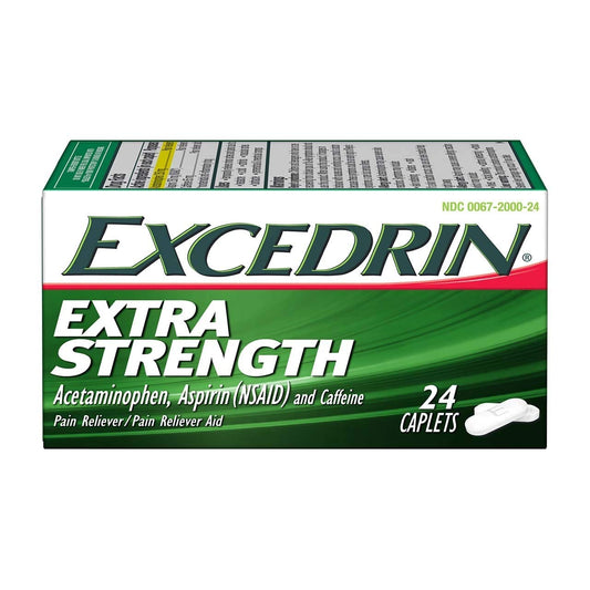 EXCEDRIN 24S CAPLETS (SKU #60342)