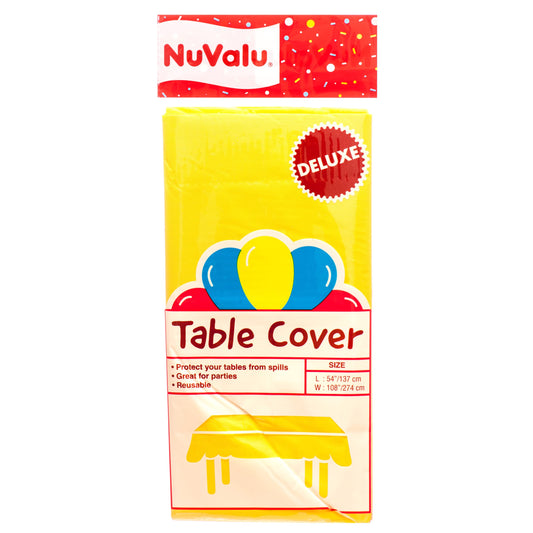 NUVALU TABLE COVER YELLOW 54X108" (SKU #20075)