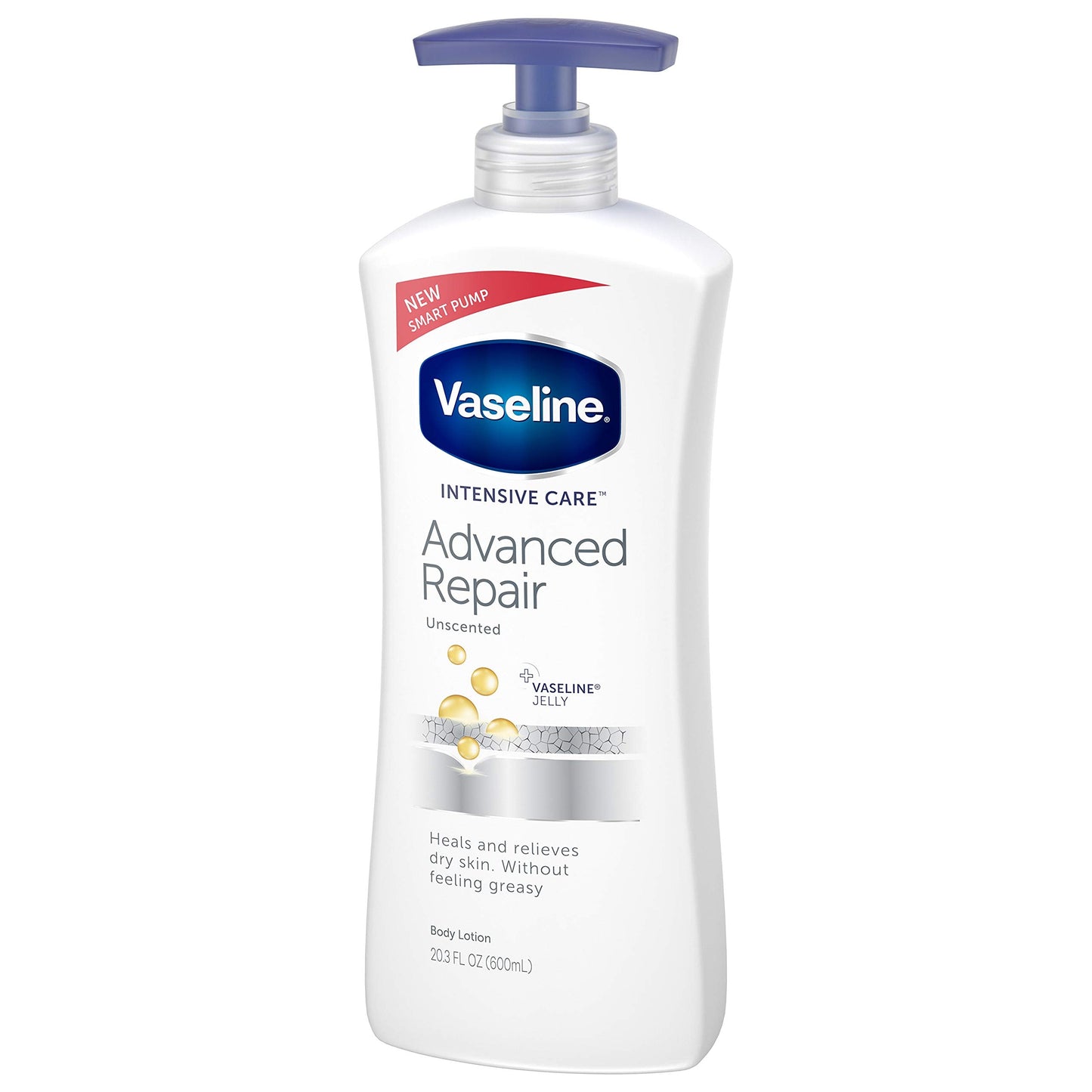 VASELINE LOTION 20.3oz PUMP/ ADVANCED REPAIR UNSCENTED (SKU #70362)