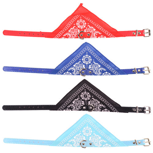 LIL' BUDDIES PET COLLAR 14.6" W/BANDANA & ASST COLORSPET COLLAR (SKU #30047)