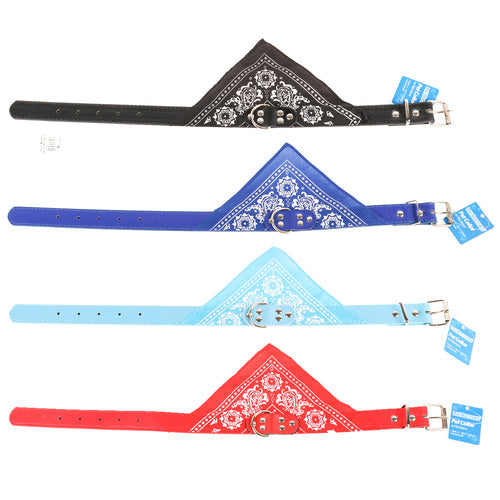 LIL' BUDDIES PET COLLAR 20.5" W/BANDANA & ASST COLORSPET COLLAR (SKU #30049)