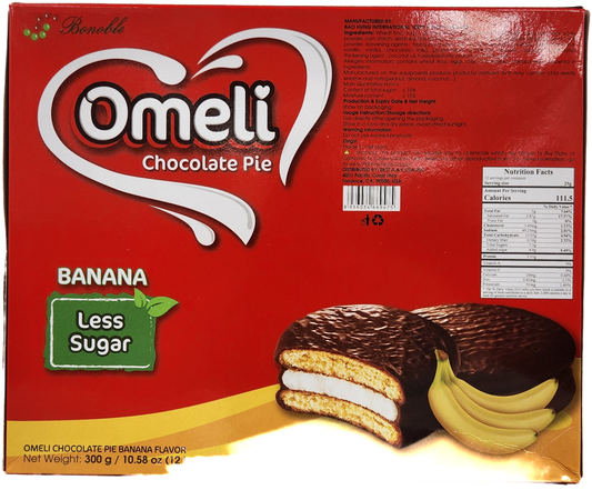 BONOBLE OMELI BANANA CHOCO PIE 300g (SKU #16002)