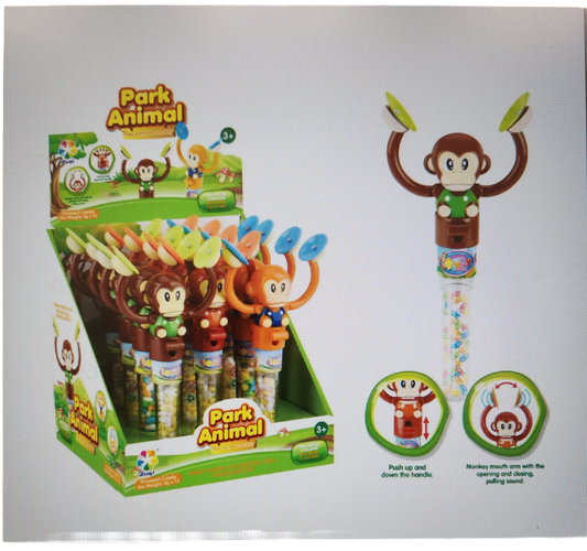 TOY CANDY CLAPPING MONKEYS 12PK (SKU #20008)