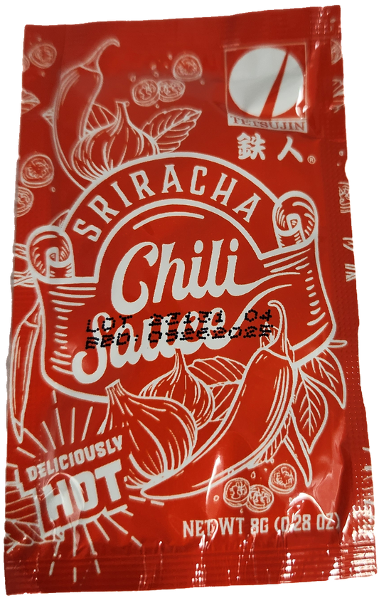 #26909 MINI PACK SRIRACHA SAUCE 8G 48PK (SKU #60326)