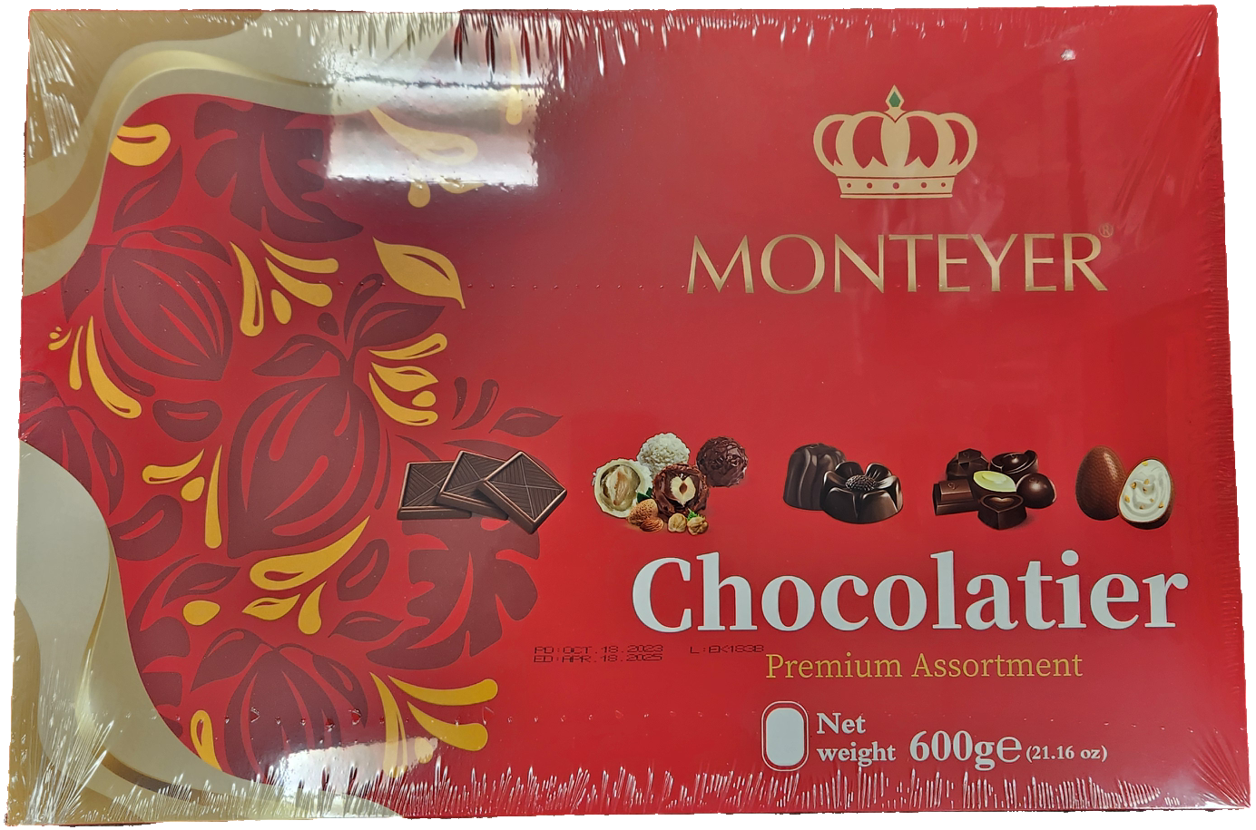 MONTEYER CHOCOLATE 600G RED (SKU #70115)