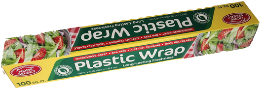 HOME PLASTIC WRAP 100SQ FT #12299-12 (SKU #60328)