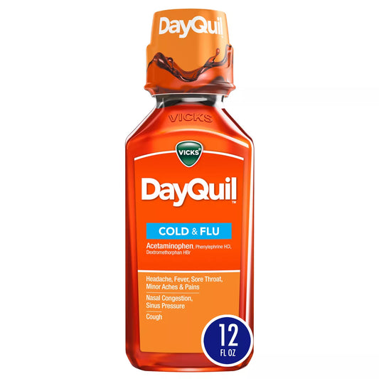 DAYQUIL SEVERE COLD & FLU 12OZ (SKU#60225)