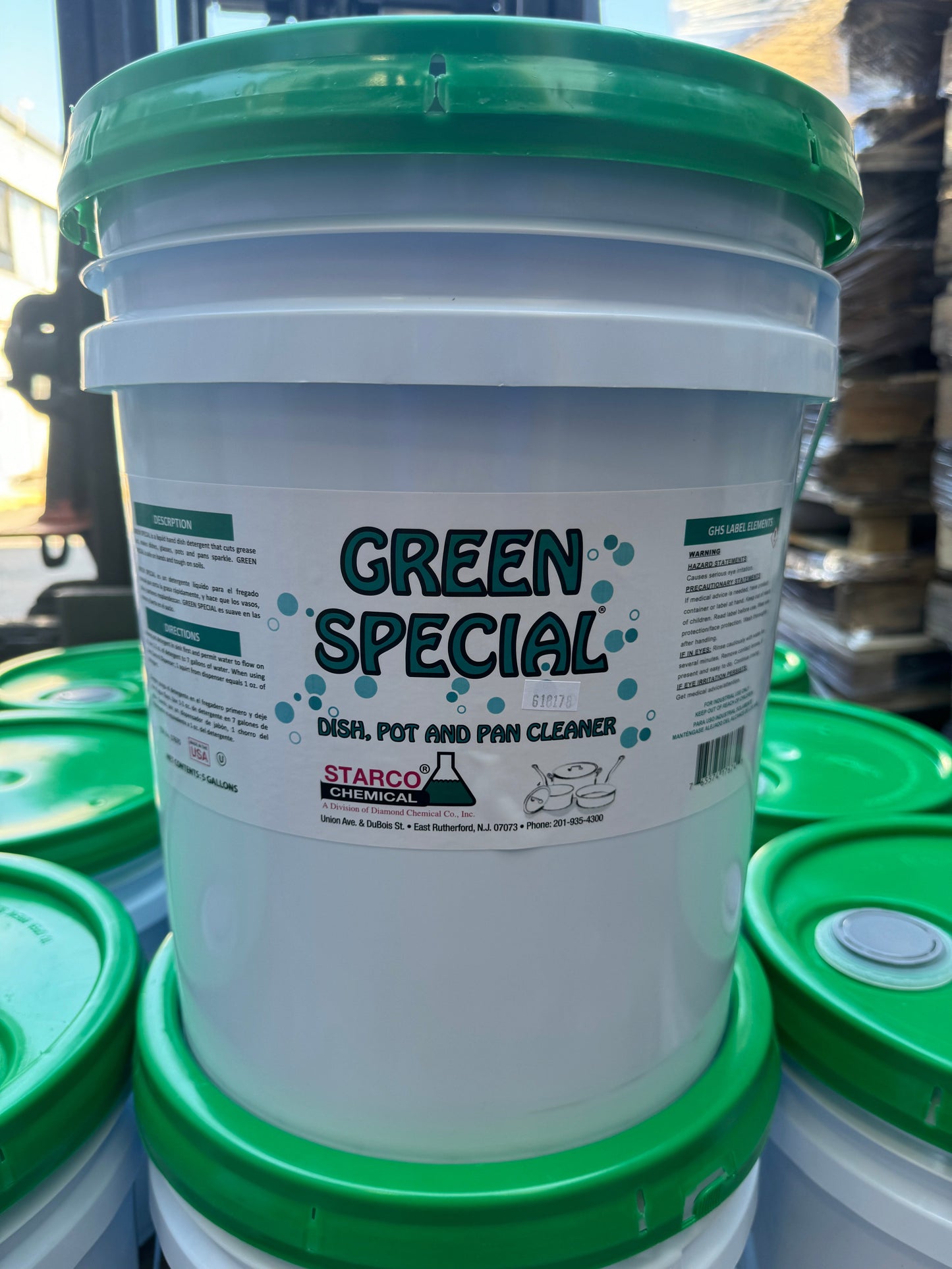 SO KLEEN GREEN DISH 5 GALLON (SKU #60416)