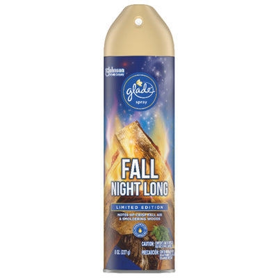 GLADE AIR FRESH SPRAY 8oz FALL NIGHT LONG (SKU #18251)