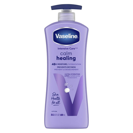 VASELINE LOTION 20.3oz PUMP/ CALM HEALING LAVENDER (SKU #70361)