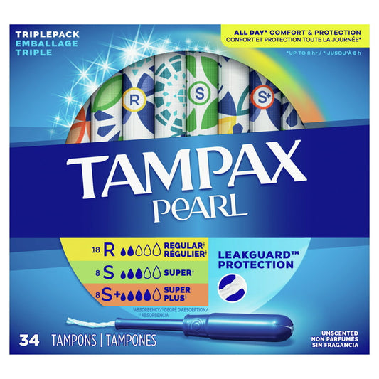 TAMPAX TRIO MULTI PACK 34CT ( SKU #20111)