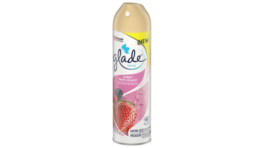 GLADE AIR FRESHENER SPRAY-BUBBLY BERRY 8 OZ (SKU #13858)