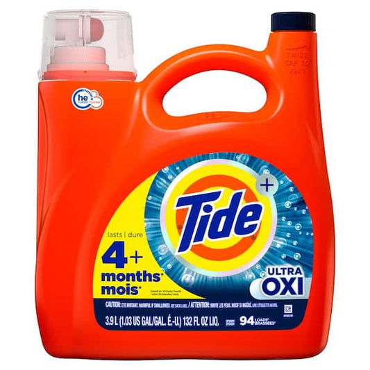 TIDE LIQ.DETERGENT-132OZ OXI HE (SKU #15678)